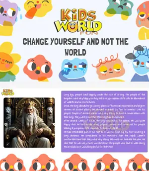Change Yourself and not The World PDF Preview