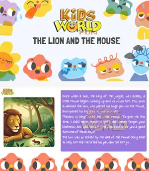 The Lion and The Mouse PDF Preview