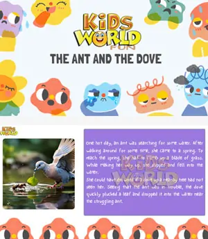 The Ant and the Dove Story PDF Preview
