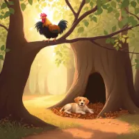 The Tale of the Dog, Cock and the Fox