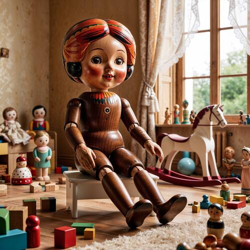 Wooden Doll